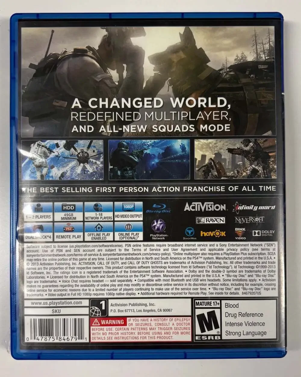 Call Of Duty Ghosts PlayStation 4